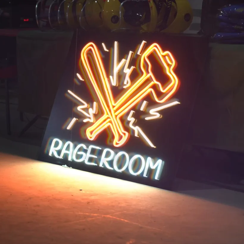 Rage Room Antalya neon tabelası